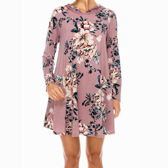 Dresses & Skirts - Sweater Dress w/ Hoodie